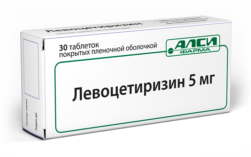 ЛЕВОЦЕТИРИЗИН 5мг N10 таб. покрытые пленочной оболочкой АЛСИ Фарма
