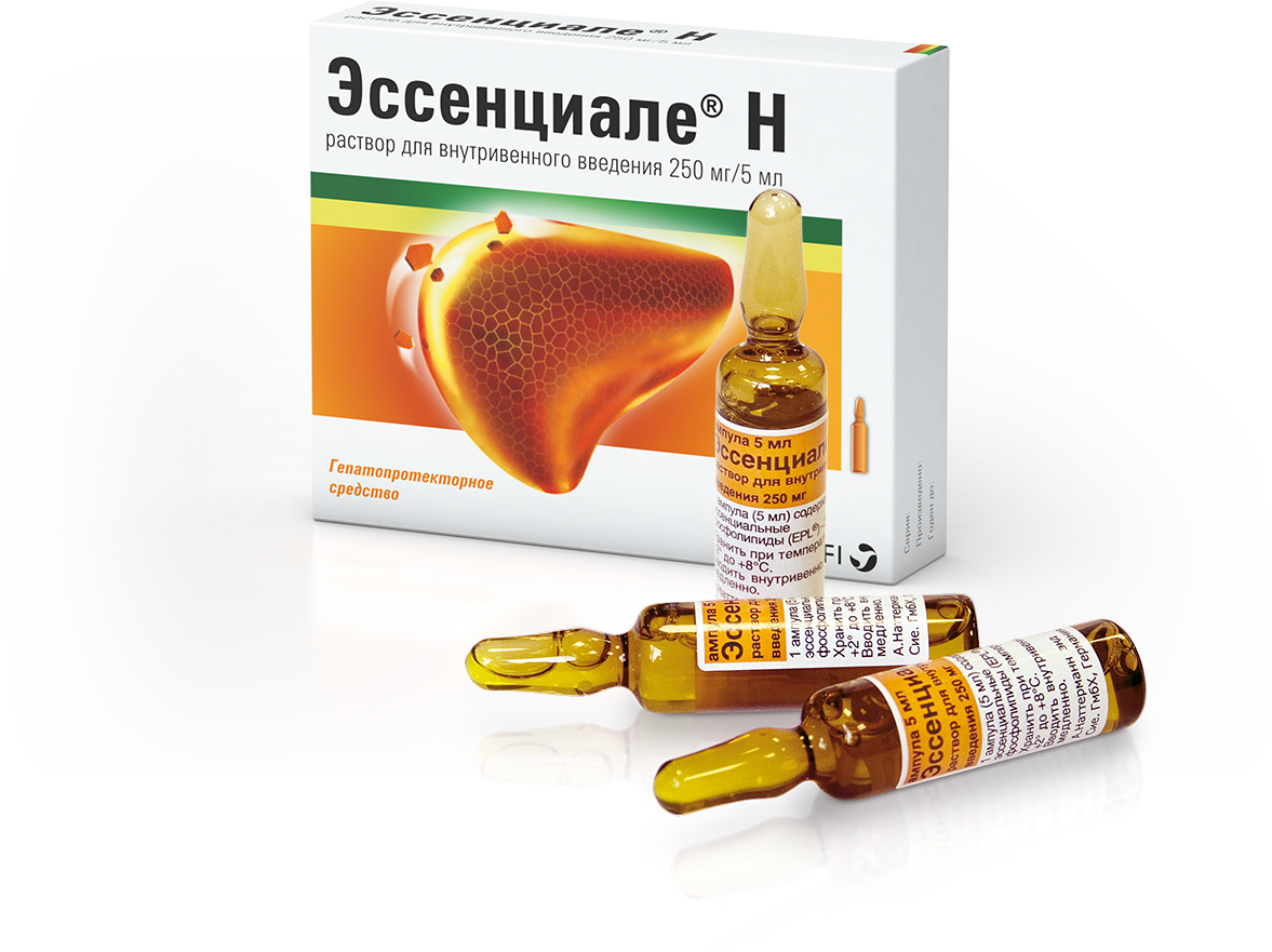 ЭССЕНЦИАЛЕ 250мг/5мл 5мл N5 р-р для в/в введения Фамар Хелс Кеа Сервисез Мадрид С.А.