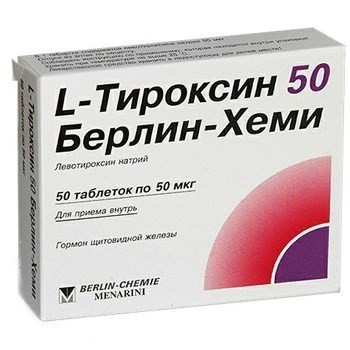 L-ТИРОКСИН 50 БЕРЛИН-ХЕМИ N50 таб. Берлин-Хеми