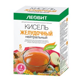 КИСЕЛЬ ЖЕЛУДОЧНЫЙ НЕЙТРАЛЬНЫЙ 20г N5 пак. Леовит