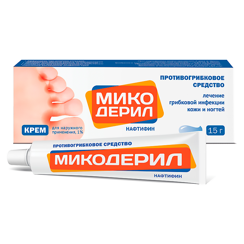 МИКОДЕРИЛ 1% 15г крем д/наружного применения ЛЕККО ЗАО