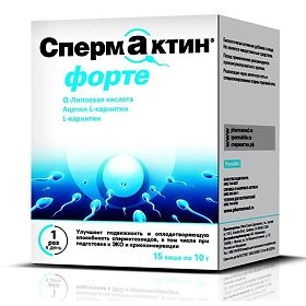 СПЕРМАКТИН ФОРТЕ порошок 10г N15 СтернМейд Гмбх. КГ