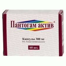 ПАНТОГАМ АКТИВ 300мг N60 капс. Пик-фарма