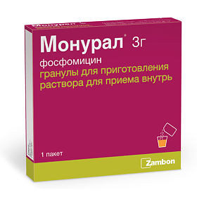 МОНУРАЛ 3г N1 гранулы д/приготовления раствора для приема внутрь Zambon Switzerland Ltd