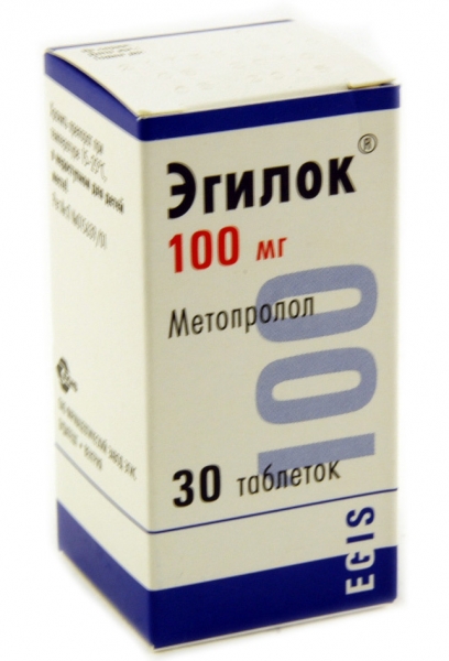 ЭГИЛОК 100мг N30 таб. Эгис