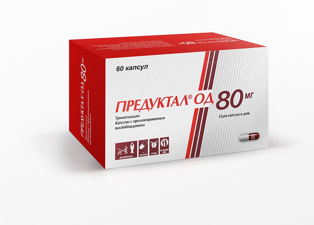 ПРЕДУКТАЛ ОД 80мг N60 капс. с пролонгированным высвобождением Сервье РУС ООО