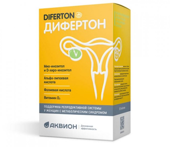 ДИФЕРТОН таб. покрытые оболочкой N60 ВТФ ООО