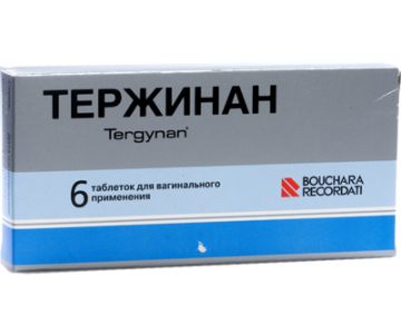 ТЕРЖИНАН 65000ЕД+100000ЕД+3мг+200мг N6 таб. вагинальные Софартекс