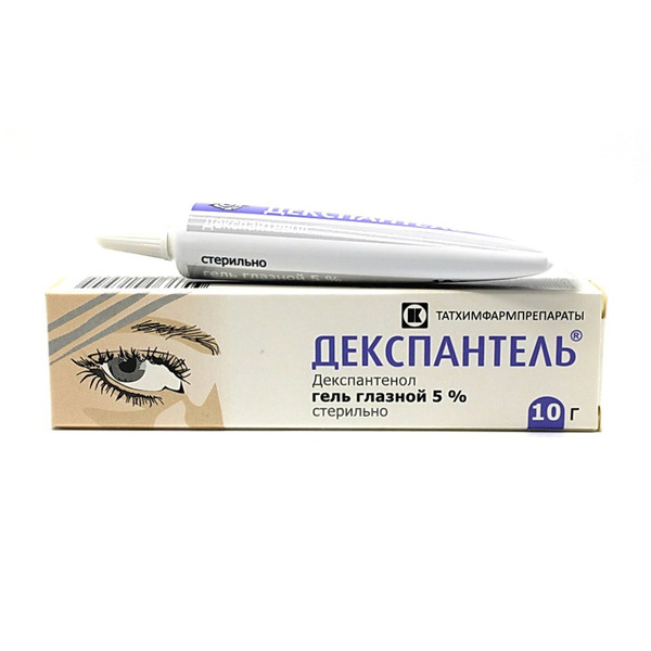 ДЕКСПАНТЕЛЬ 5% 5г гель глазной Татхимфармпрепараты АО