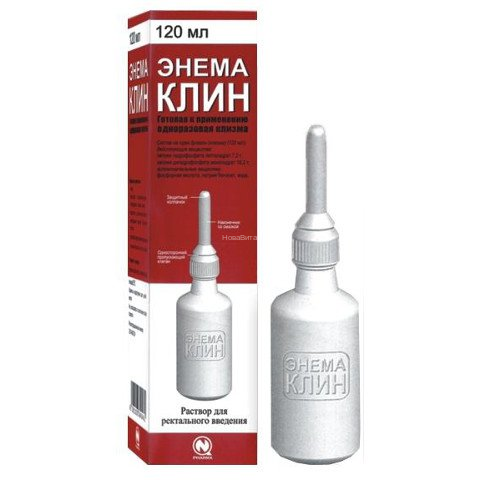 ЭНЕМА КЛИН КЛИЗМА 120мл N1 раствор ректальное введение Набикасим Индастриз (Пвт.) Лтд,