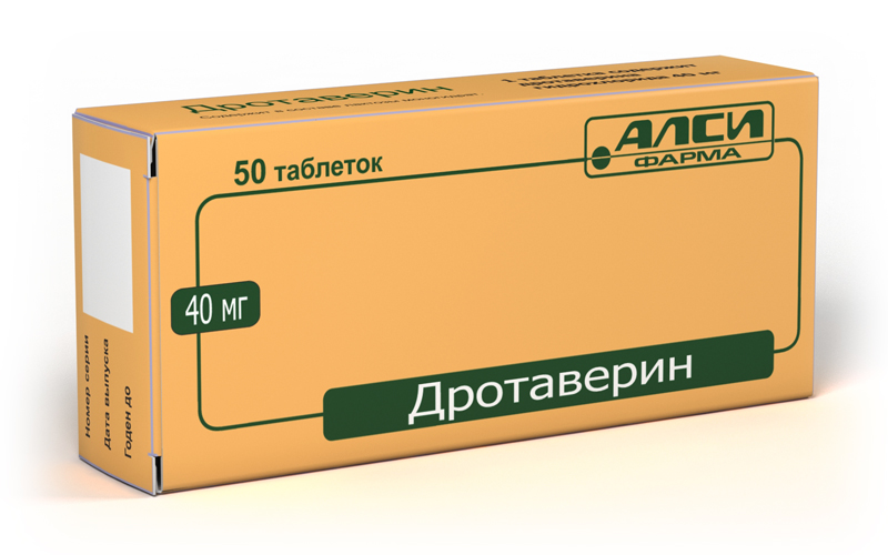 ДРОТАВЕРИН 40мг N50 таб. Органика АО