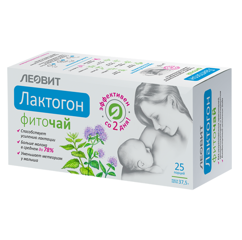 ЛАКТОГОН фиточай 1,5г N25 ф/п Леовит