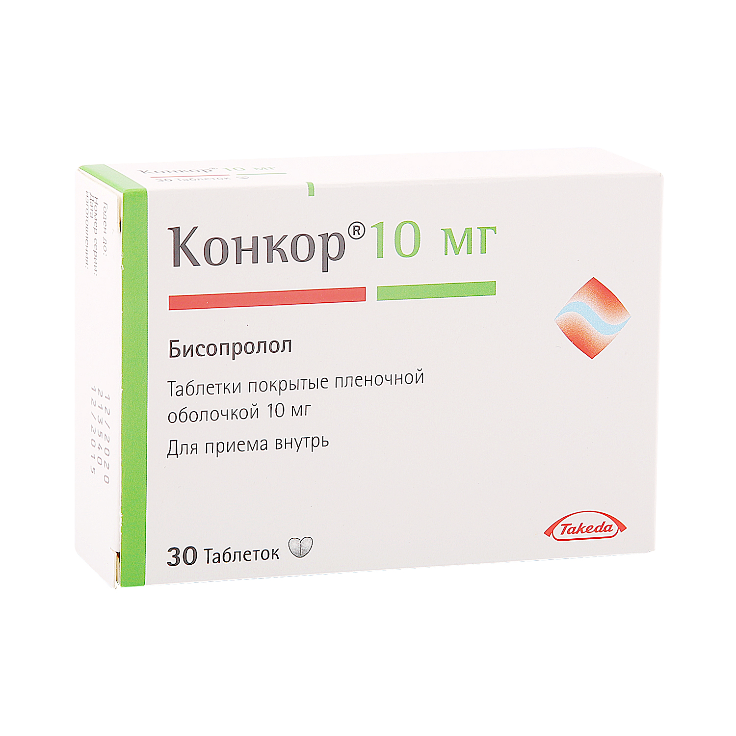 КОНКОР 10мг N30 таб. покрытые пленочной оболочкой Merck KGaA/Нанолек